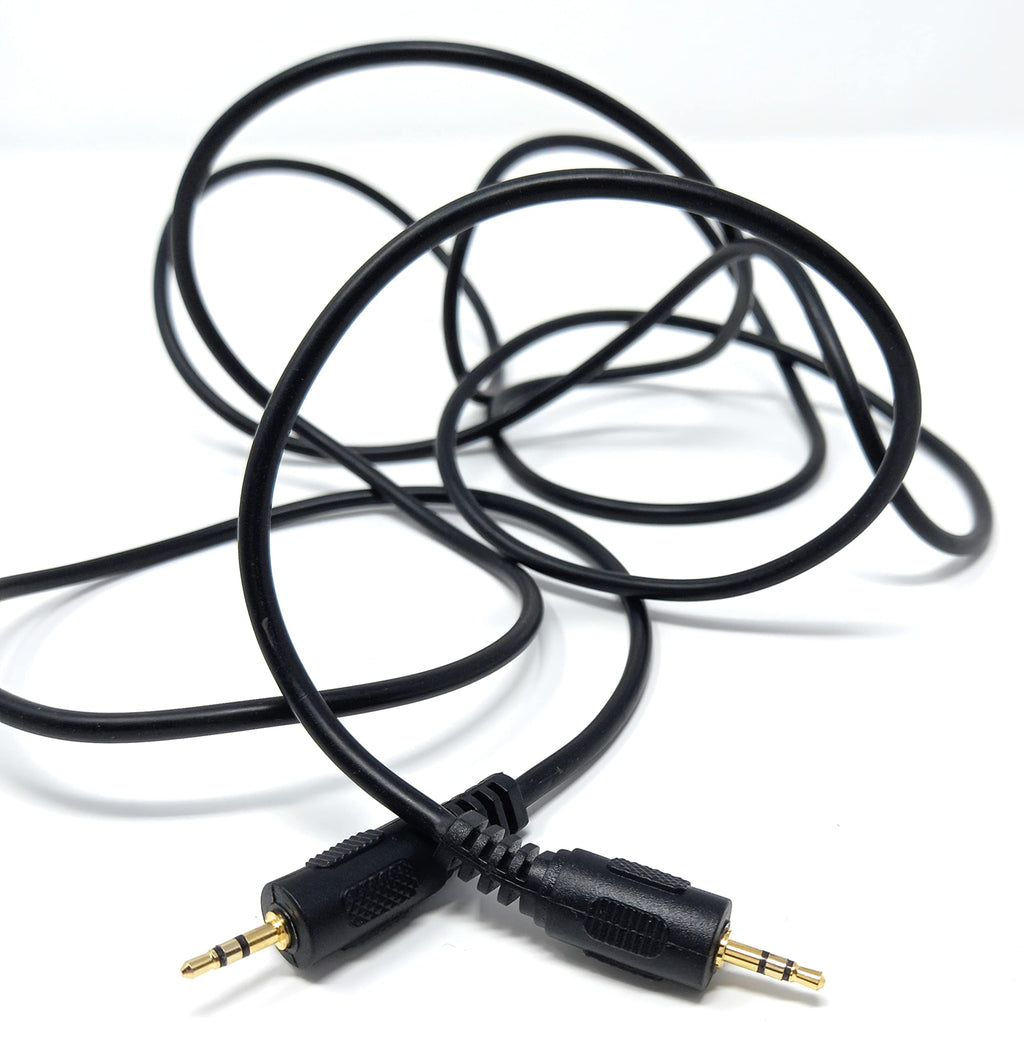 DRUT 2.5mm Jack to 2.5mm Jack Stereo Audio Cable Lead, Gold Connectors