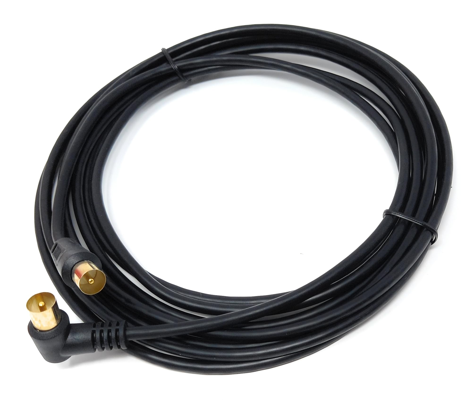 DRUT TV Male to Male Plug Coaxial Cable RG6 Aerial Digital Antenna RF Fly Lead Cable