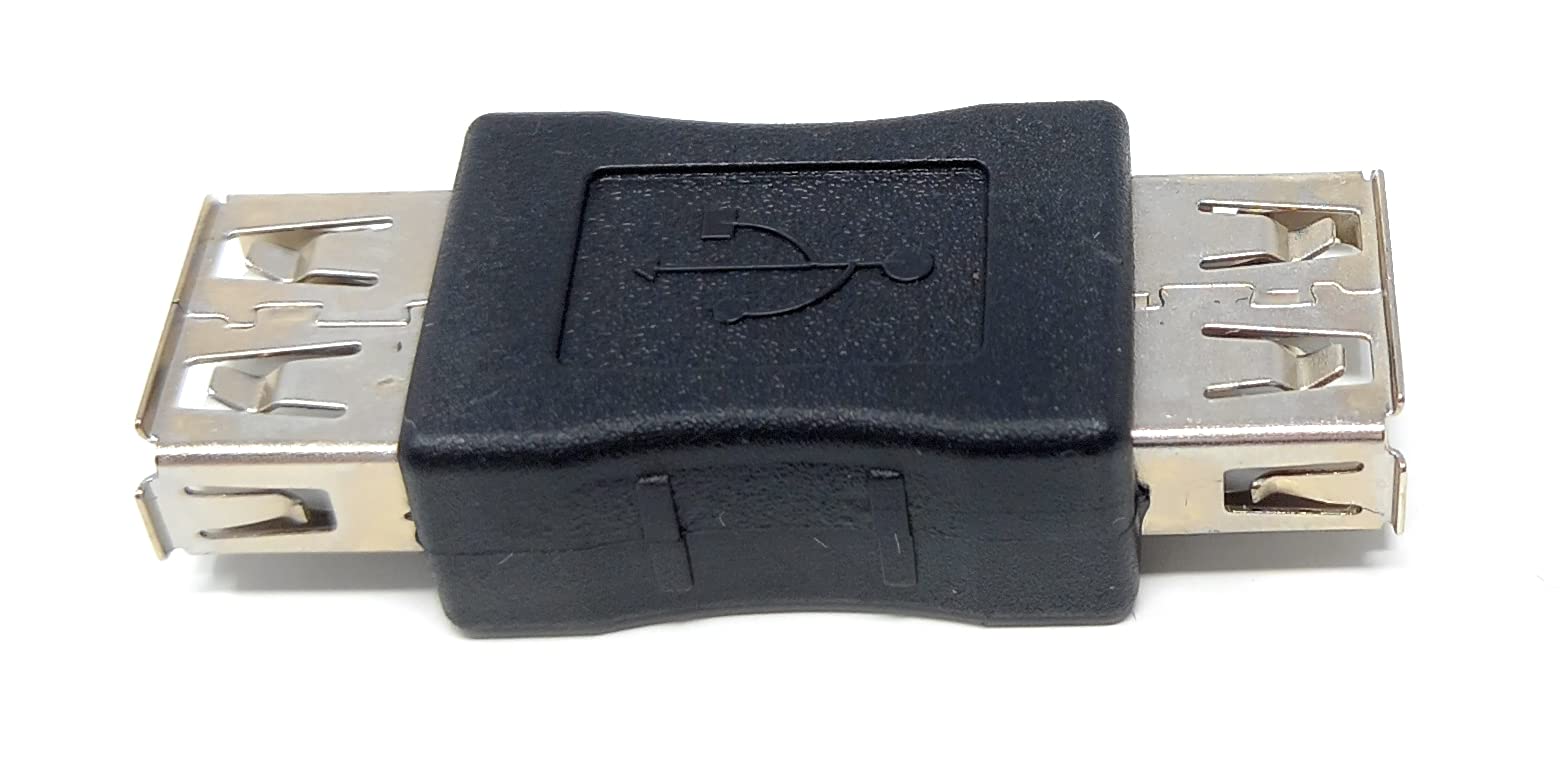 DRUT USB Coupler 2.0 Female to Female Converter Adapter Connector, Gender Changer, Joiner Cable