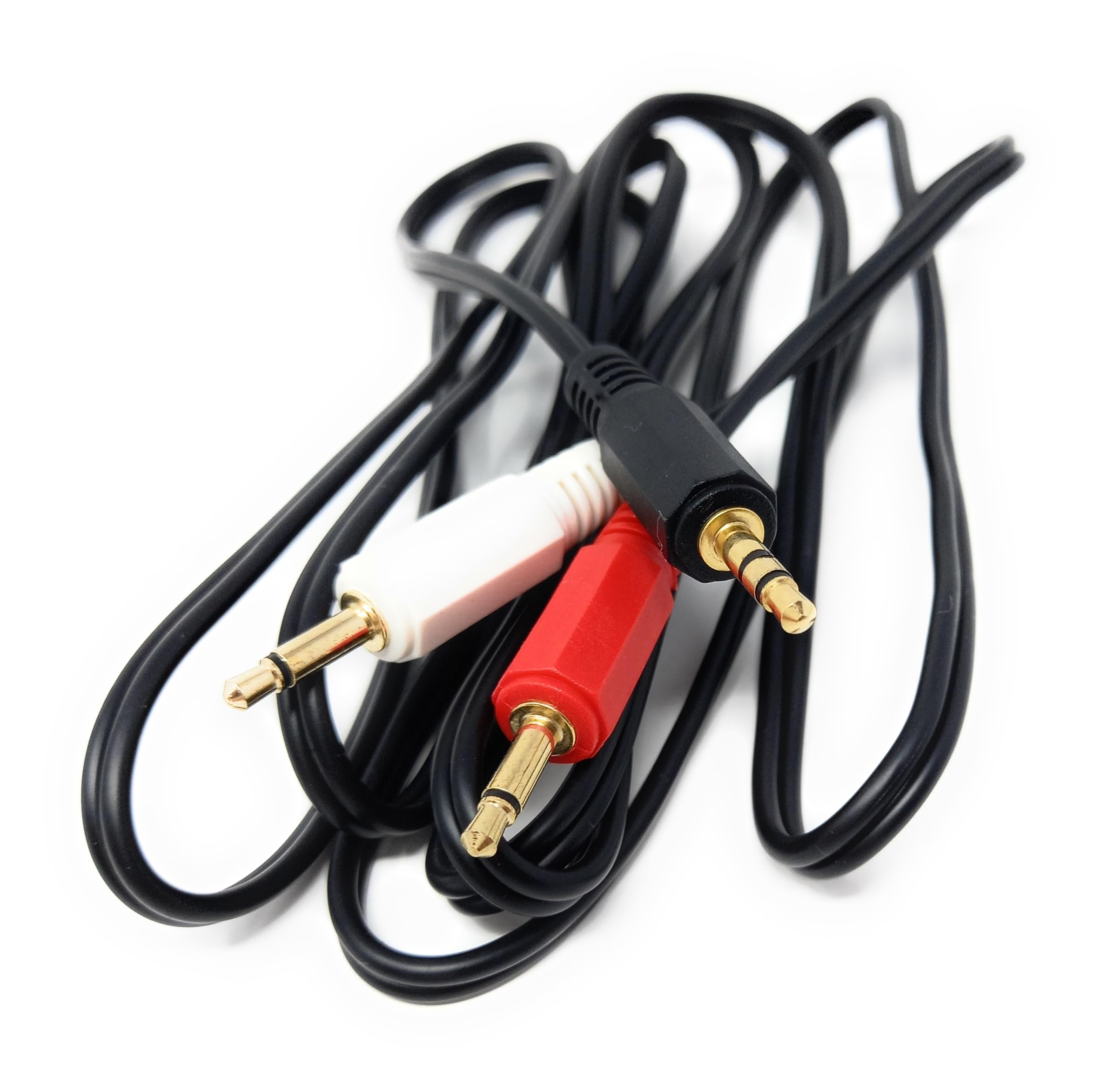 3.5mm Stereo Jack to 2 x 3.5mm Mono Jack Plugs OFC Audio AUX Splitter Cable Lead