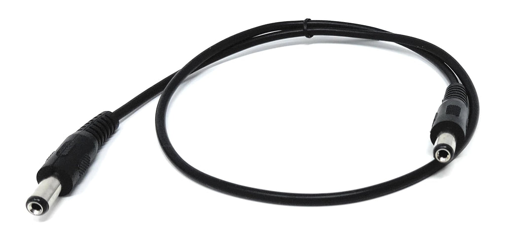 2.1mm x 5.5mm Male to Male DC Connector Lead Power Cable for CCTV Cameras, LED Signs, Solar Powered Devices, Music Instruments