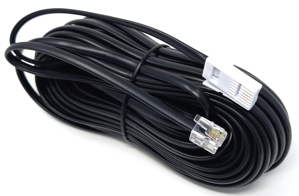 DRUT BT to RJ11 4 Wire (431A) Male to Male UK Telephone Modem Lead Cable