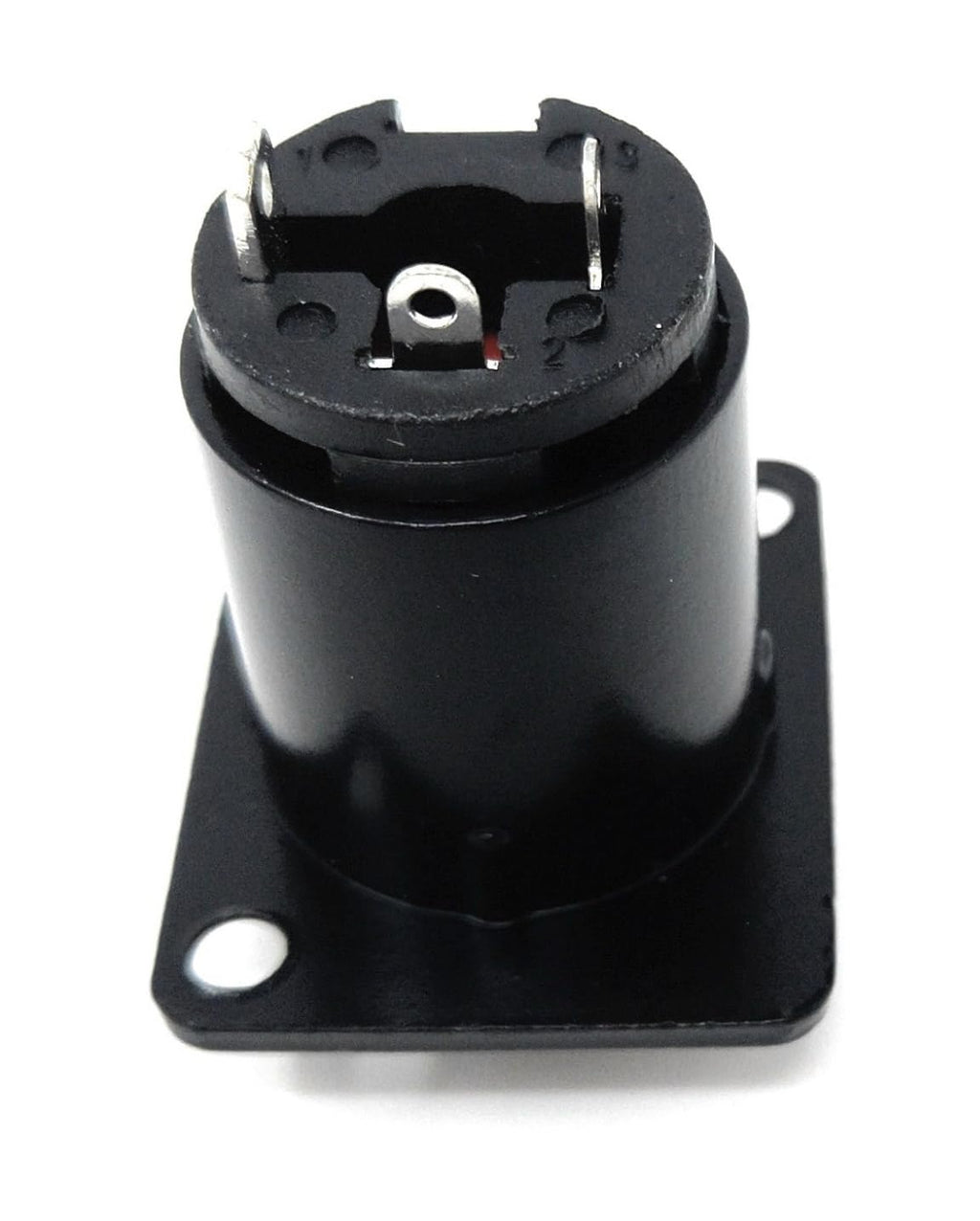 D-Series Panel Mount 6.35mm Audio Jack Socket Module, Chassis Mount Stereo TRS Connector with Solder Terminals, Guitar and Audio Rack Compatible