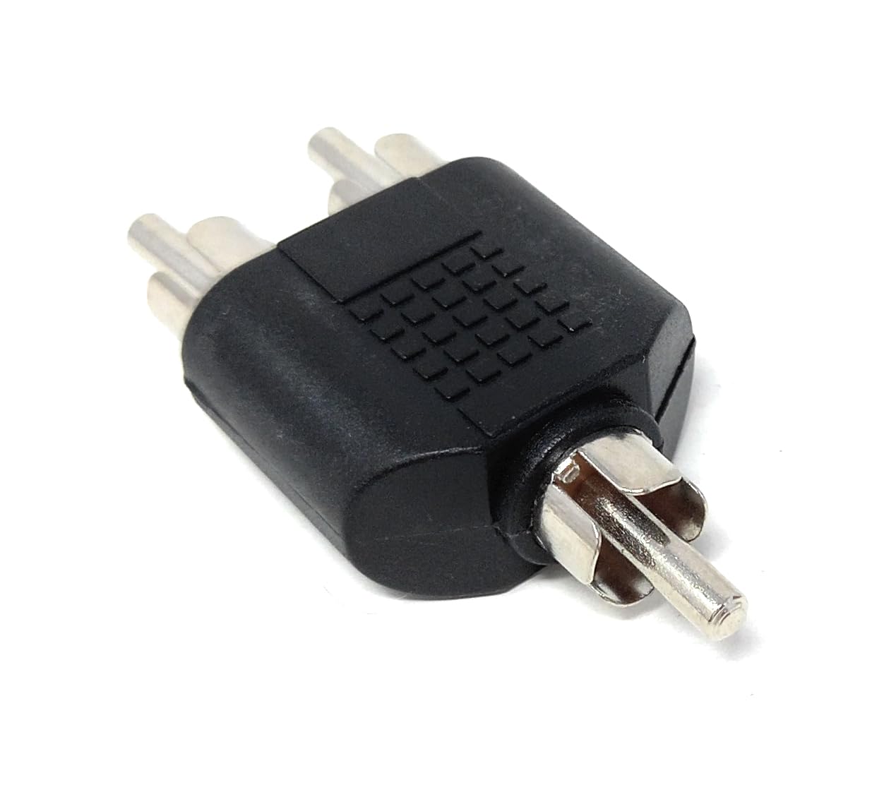 DRUT RCA Male to 2 RCA Male Splitter Adapter for Subwoofers, Amps, DJ Mixers, Hi-Fi Systems, Home Theater & Audio Receivers