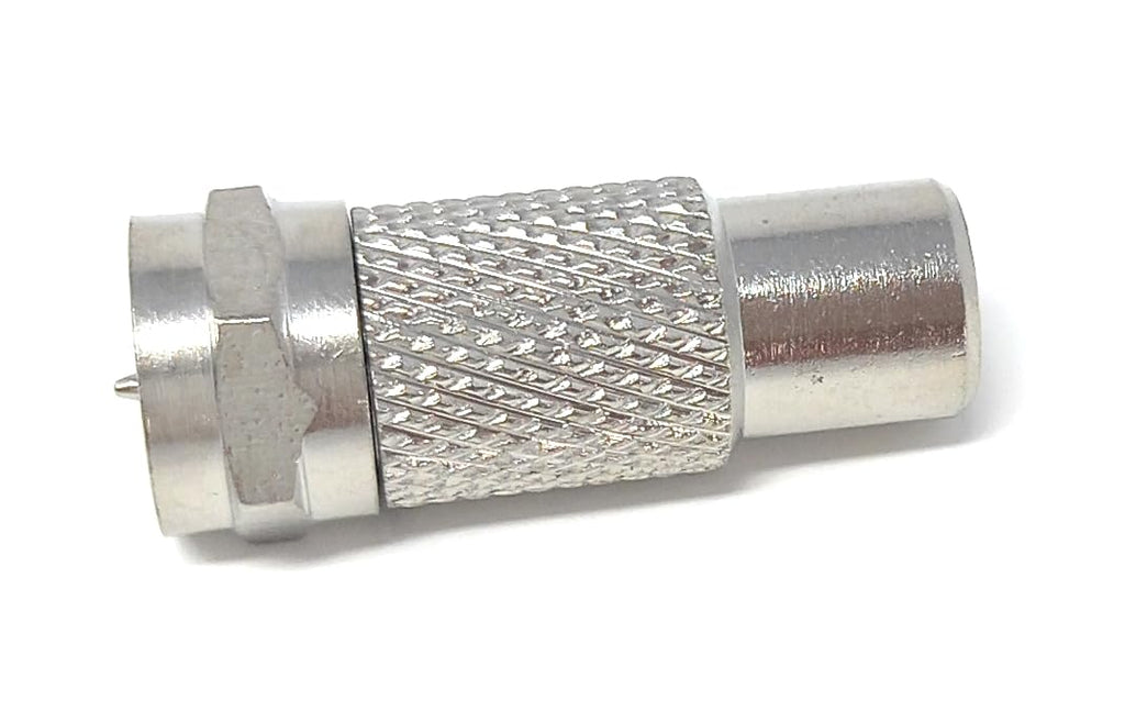 DRUT F-Type Male Plug to RCA Female Jack RF Video TV Cable Lead Adapter