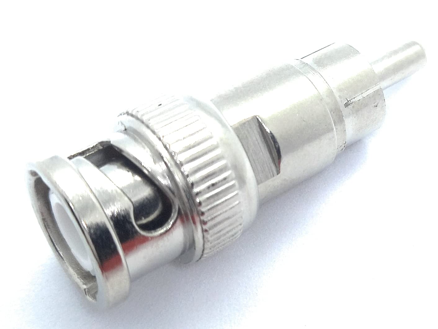 DRUT BNC Male to RCA Phono Male Plug Connector CCTV Camera Cable Video Adapter