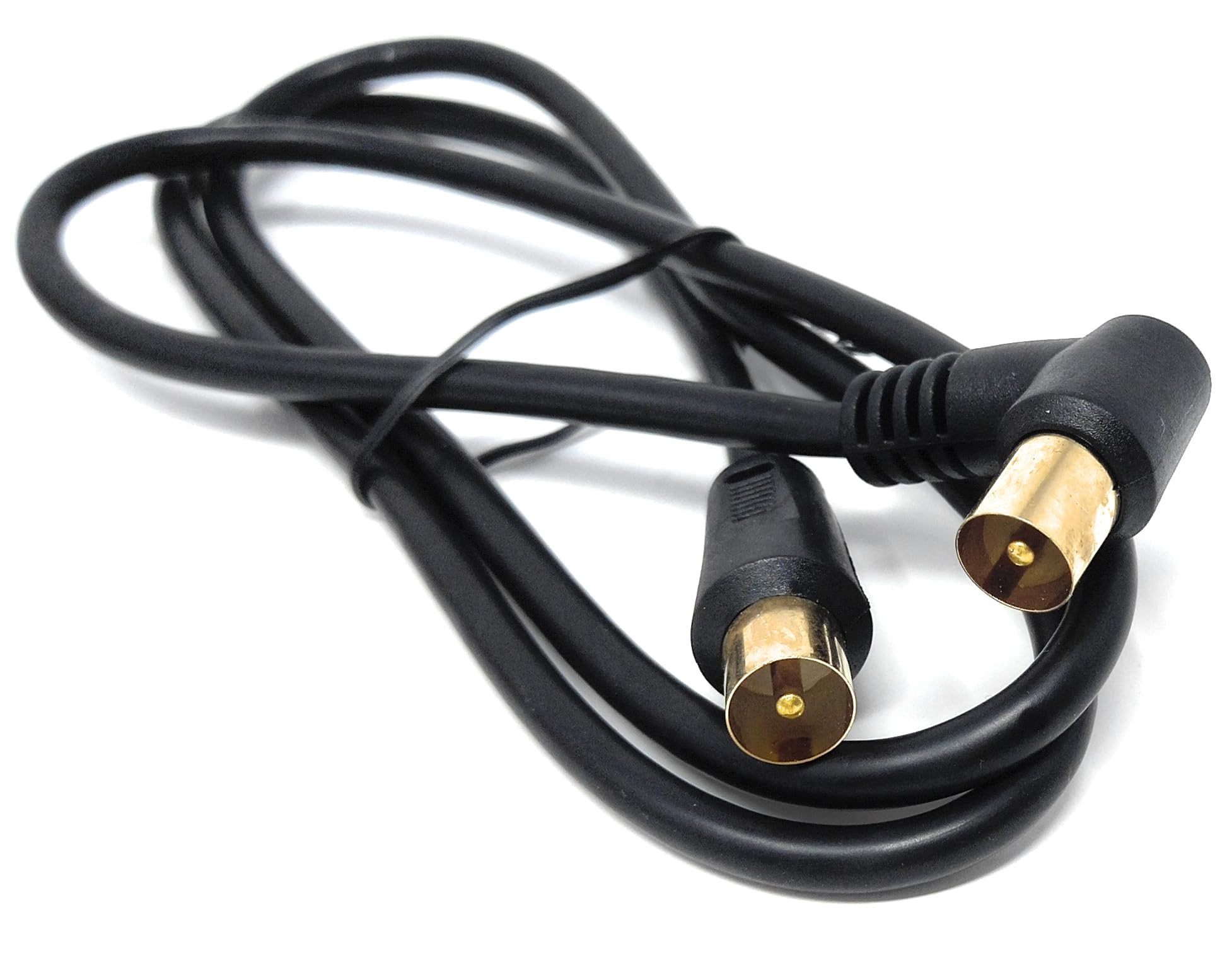 DRUT TV Male to Male Plug Coaxial Cable RG6 Aerial Digital Antenna RF Fly Lead Cable
