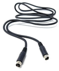 6 Pin Mini-Din Audio Video Cable Lead Compatible with PA Systems, Amplifiers, Music Instruments, Data Communication, Radio Programming, Ham Radio, Computer Interfaces