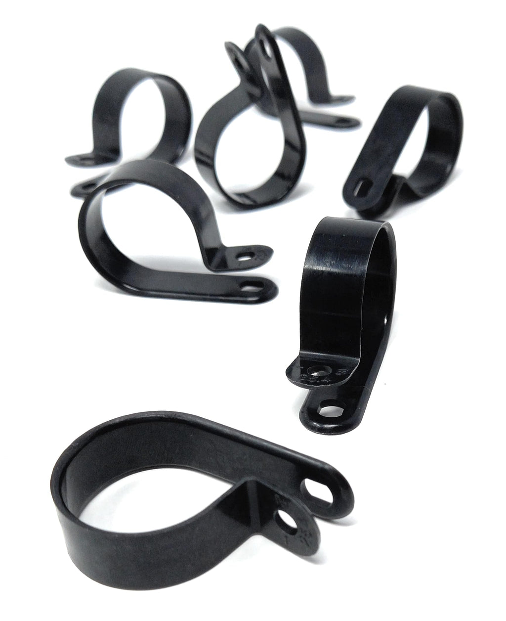 100pcs. P-Clips Plastic Nylon for Hose, Pipe, Cable, Wire, Tubing Wall Clamp Mount
