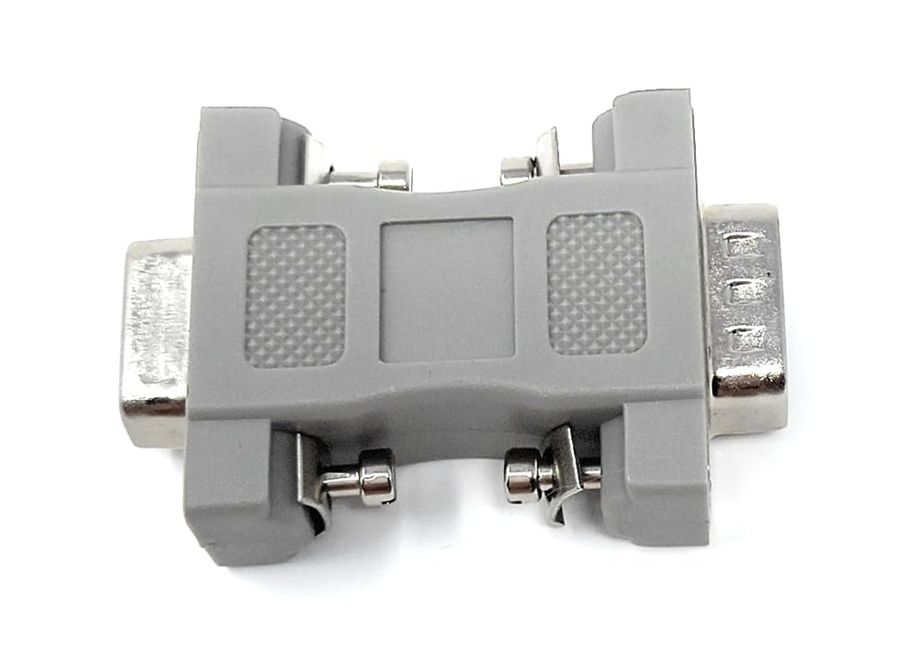 DRUT Serial to VGA 9 Pin Female to 15 Pin Male Adapter D9 to HD15 SVGA Cable Converter
