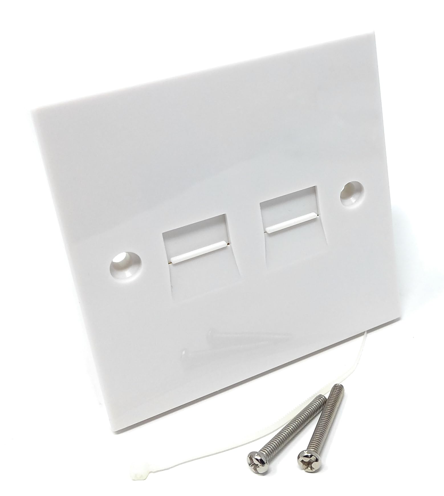 DRUT Twin BT Master Telephone Flush Mounting PSTN IDC Wall Double Socket (4/1A)