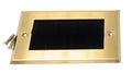 Dual Gang Brush Wall Outlet Cable Entry Plate, Tidy Mount AV Wire Pass-Through Faceplate, Brass Black (Screws Included)
