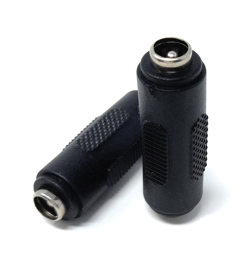 DRUT 5.5mm x 2.1mm DC Power Coupler Female to Female Gender Changer Adapter CCTV, LEDS Lights, Music Instruments Cable Adapter