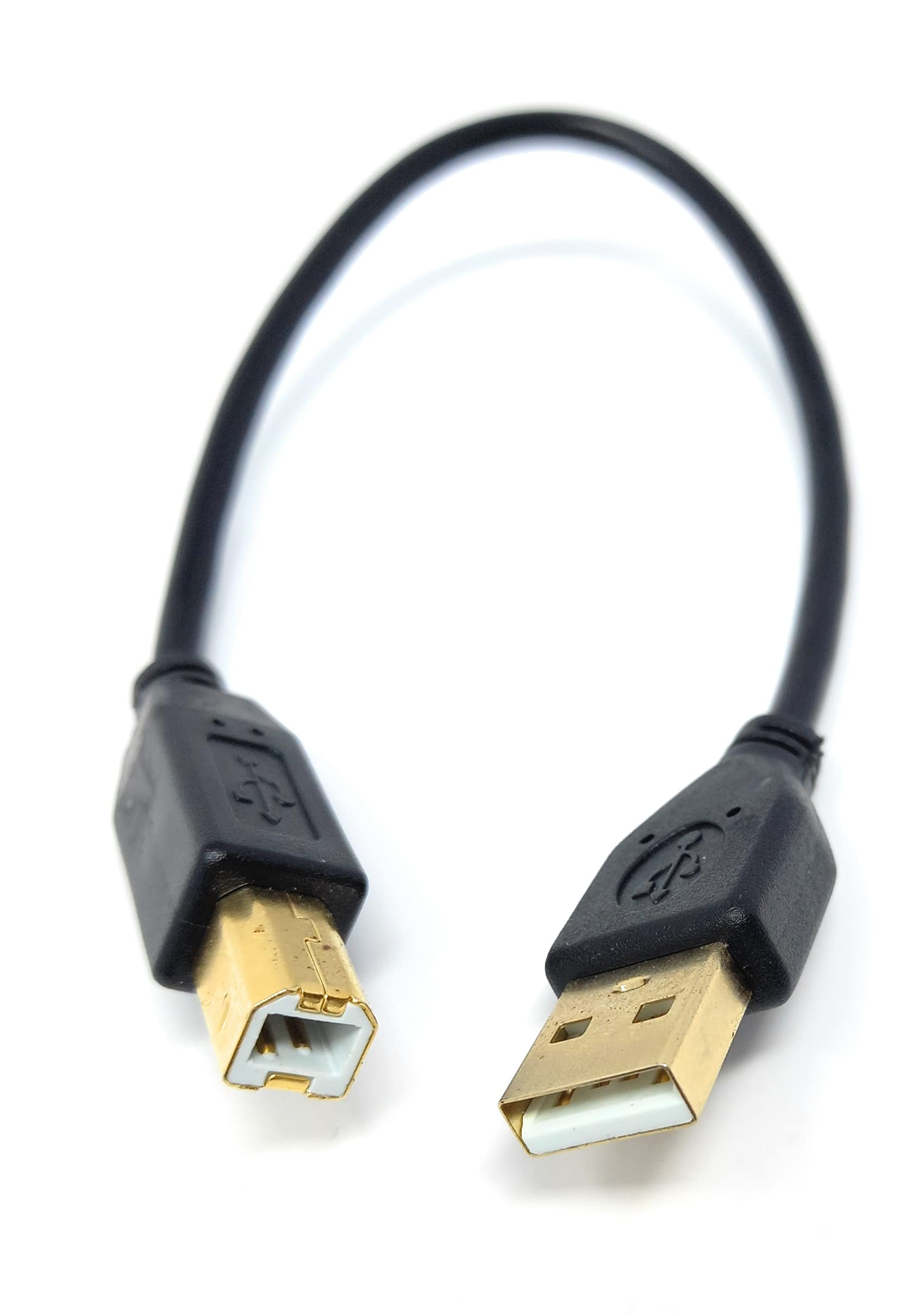DRUT USB A to B 2.0 24AWG High Speed Cable Lead for Printer, Scanner, Music Instrument