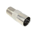 DRUT F Type Connector Socket to TV RF Socket Coax Aerial Antenna Female to Female Cable Adapter