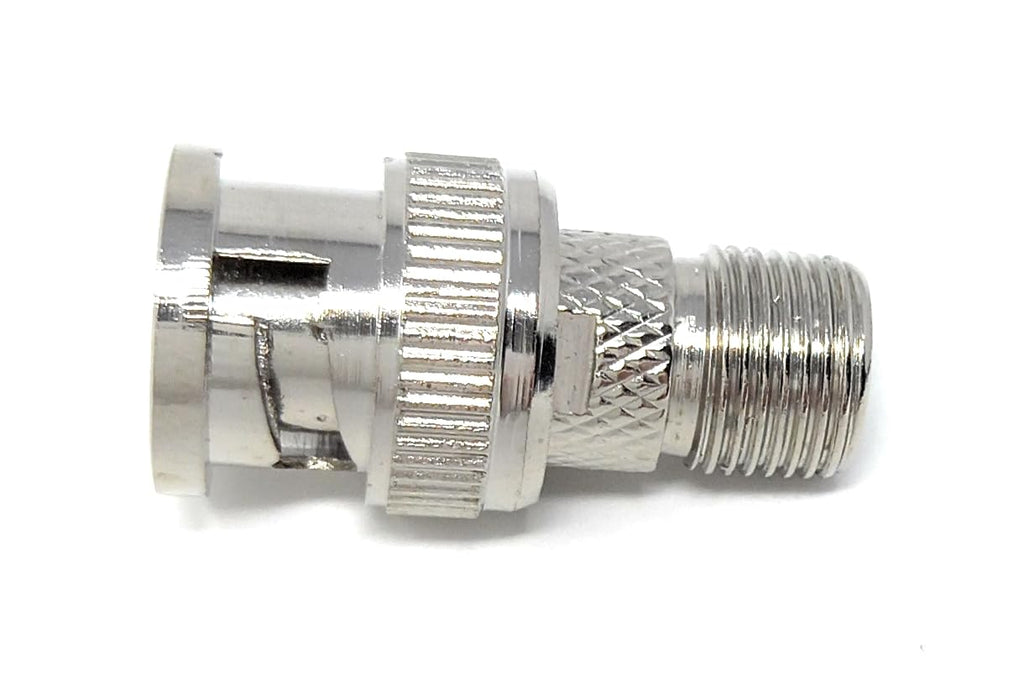 DRUT F Type Screw On Female Socket to BNC Male Plug for CCTV Coaxial Cable Adapter