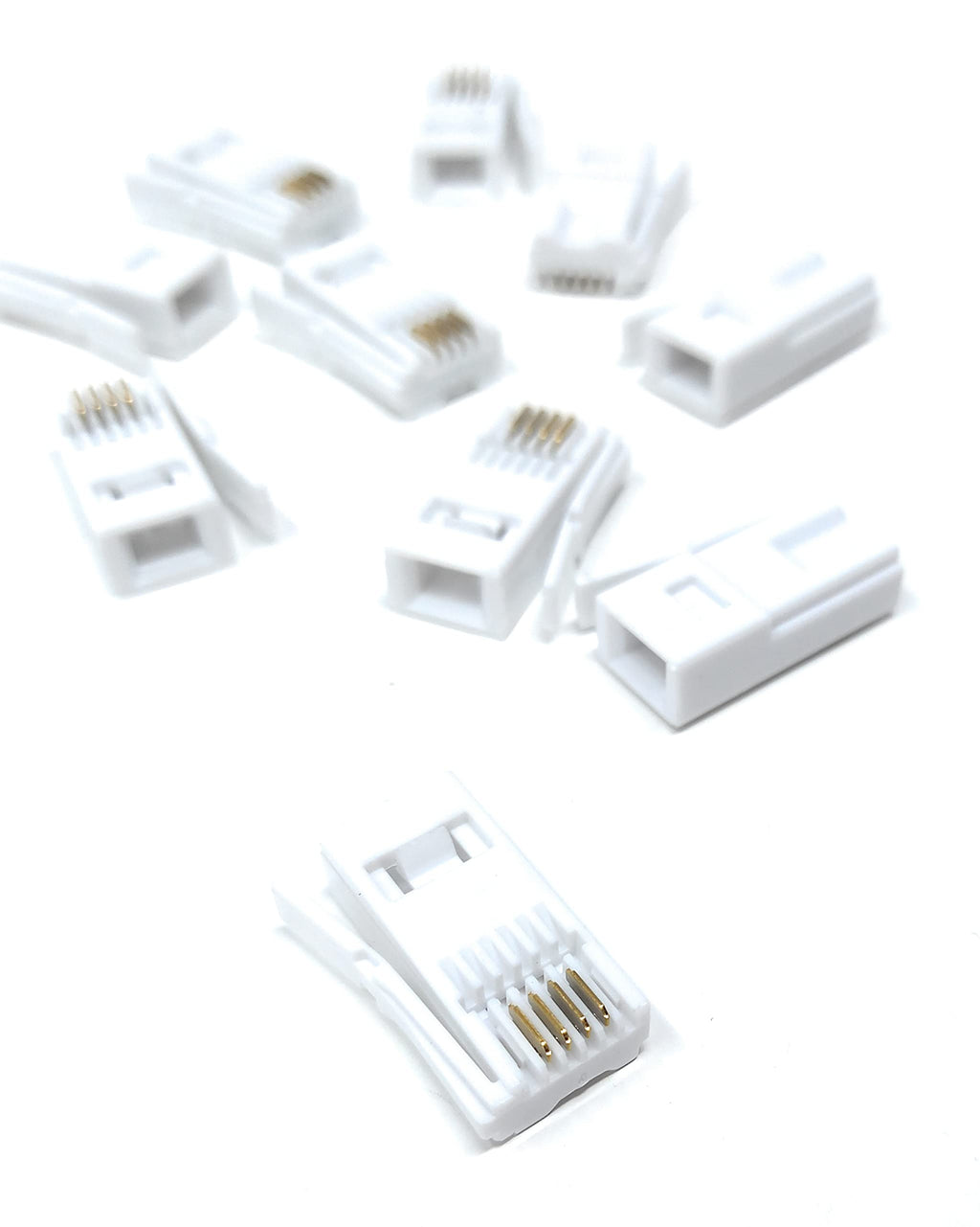 10pcs BT 4 Way Wire 431A Telephone Crimp End Connectors
