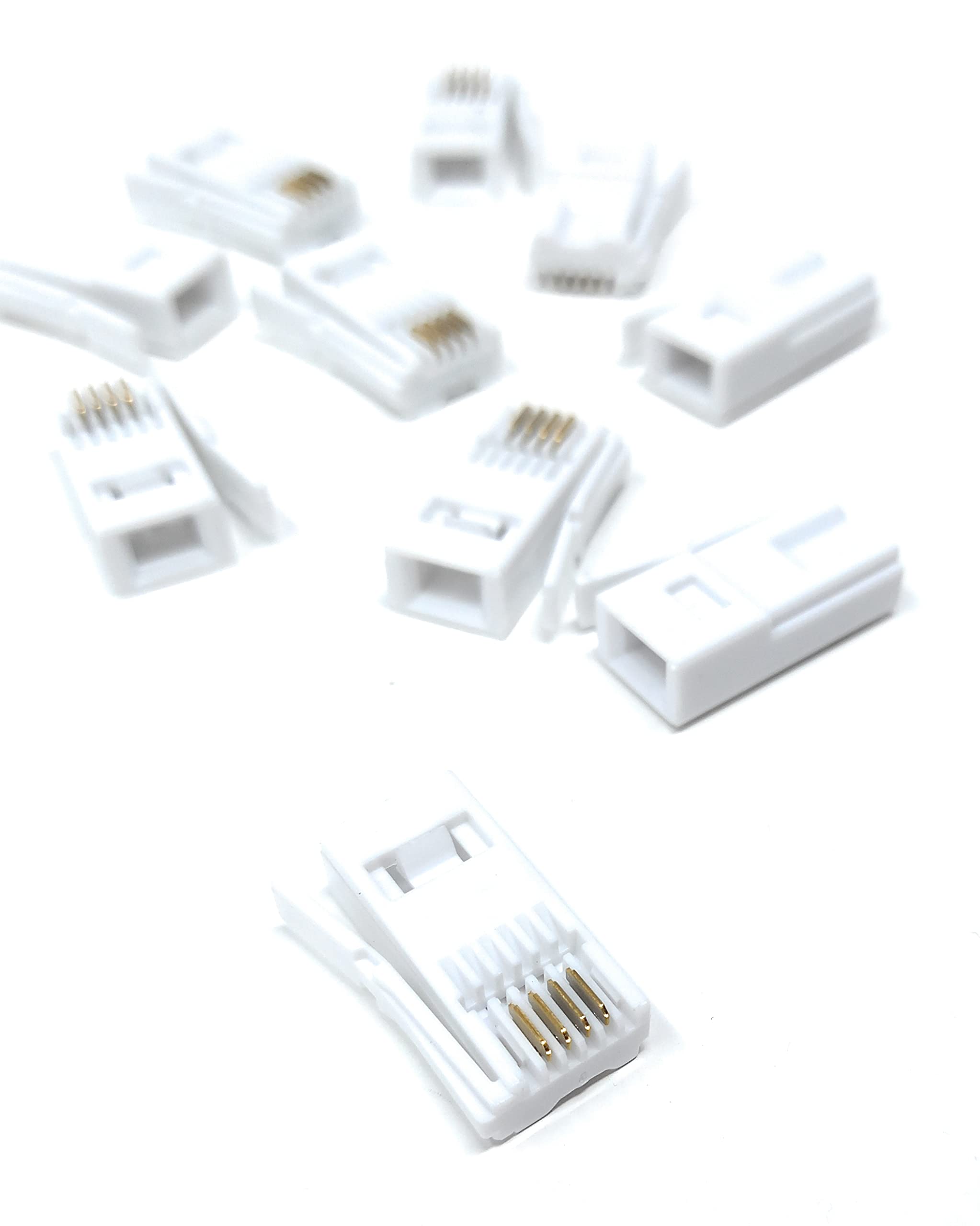 10pcs BT 4 Way Wire 431A Telephone Crimp End Connectors