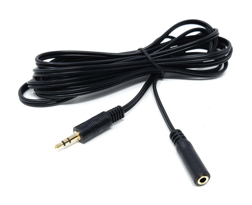 DRUT 3.5mm to 3.5mm Stereo Audio Extension Cable Lead Male to Female Gold Connectors