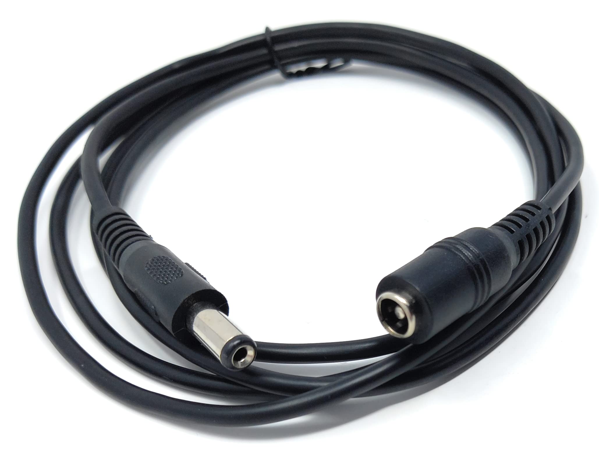 5.5mm x 2.1mm DC Power Plug to Socket, Male to Female CCTV, LED, Modem Router, Music Instruments Extension Lead Cable
