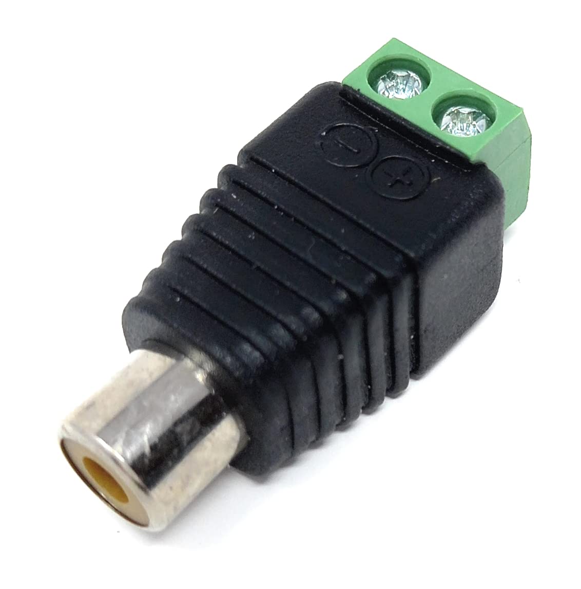 DRUT RCA Female Plug TO Screw Terminal Video AV Balun Adapter