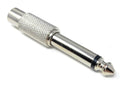 DRUT RCA Phono Socket to 6.35mm 1/4 Jack Mono Cable Adapter