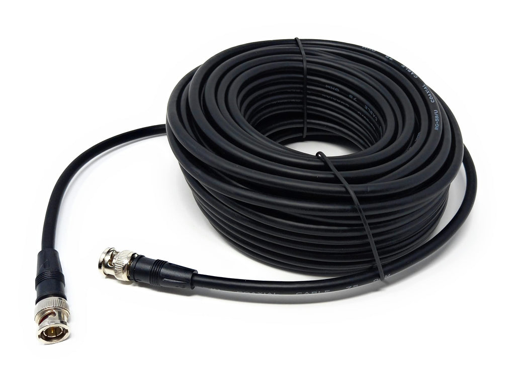 DRUT BNC to BNC Cable Lead, Coaxial RG59/RG59U 75ohm for CCTV Video Camera, Male to Male Plugs