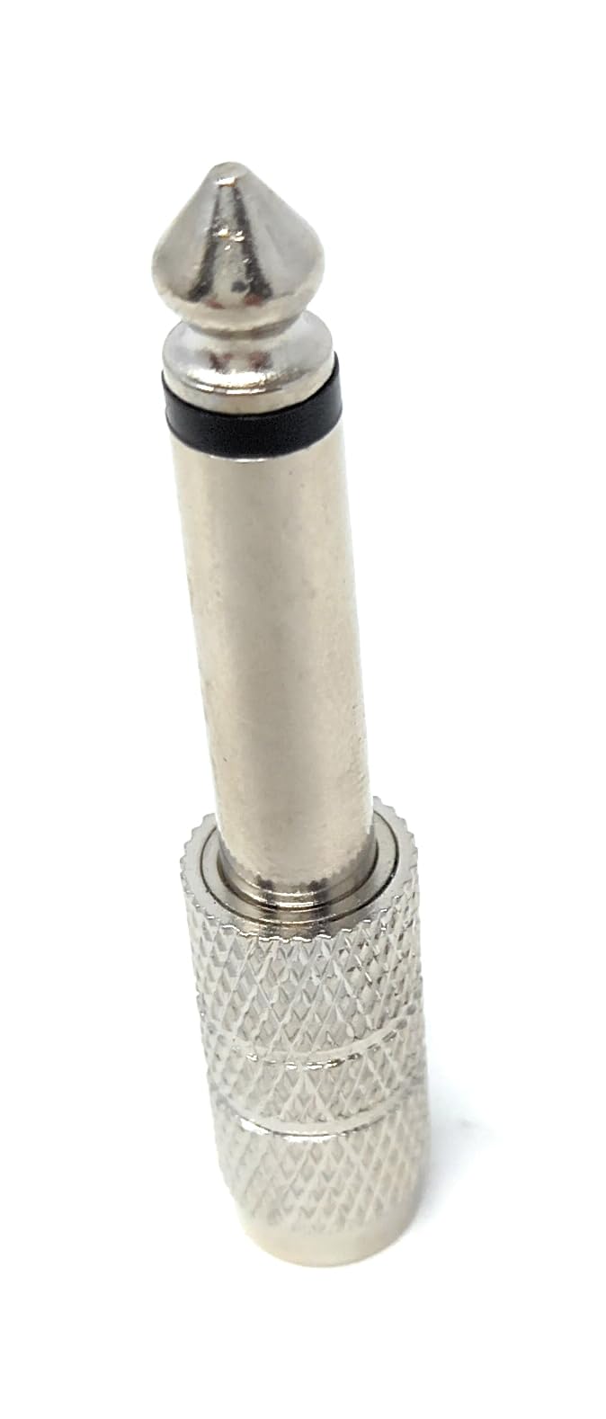 DRUT 3.5mm Stereo Jack to 6.35mm Mono Jack Adapter – Nickel-Plated Audio Converter Plug for Headphones, Instruments, Mixers, Amps & Recording Gear – Compact Stereo to Mono Adapter