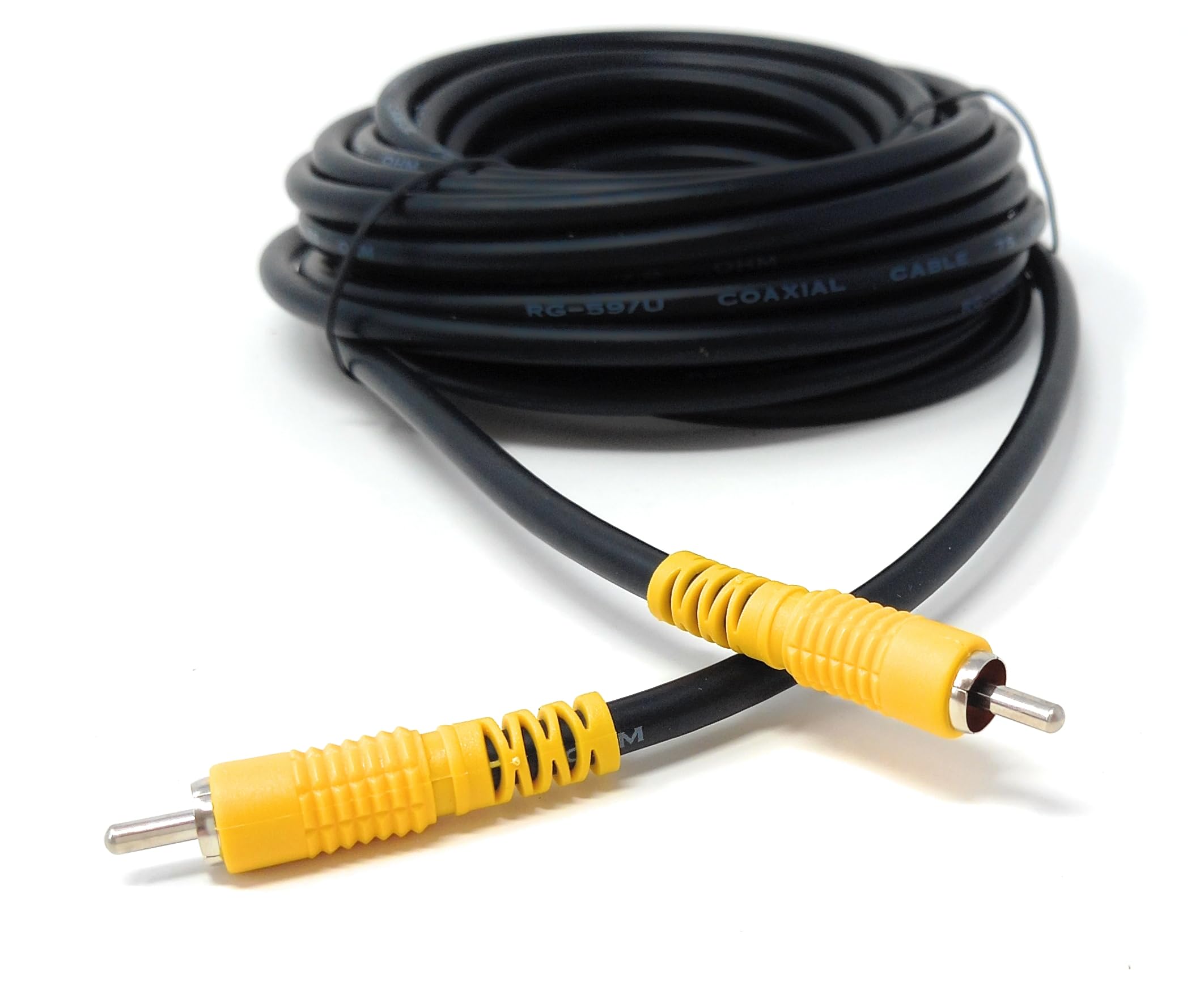 DRUT Single RCA to RCA Coaxial Phono Cable S/PDIF for Digital Audio, Home Theater, HDTV, Subwoofer, Hi-Fi Systems