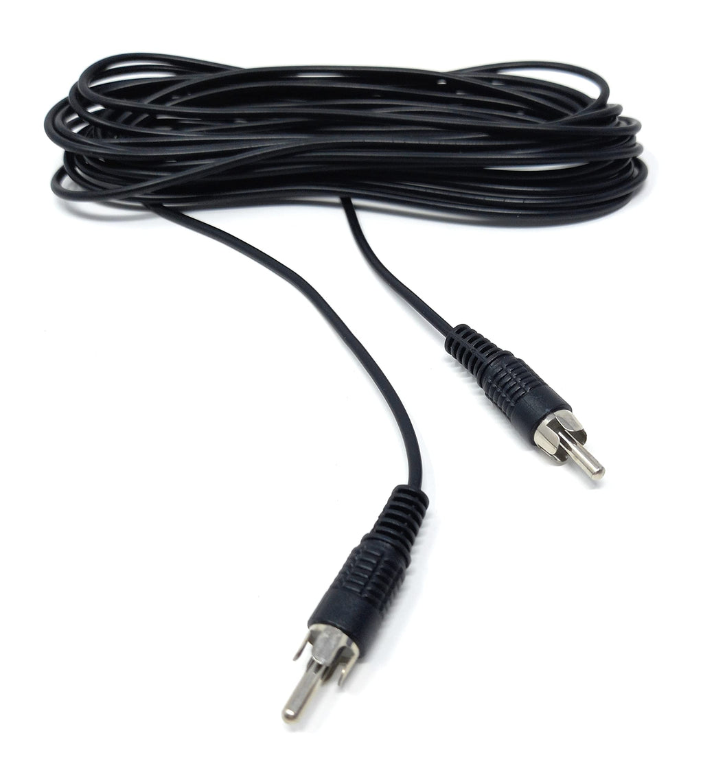 DRUT Single RCA to RCA Phono Plug to Plug Audio Cable, Speaker Male to Male Lead
