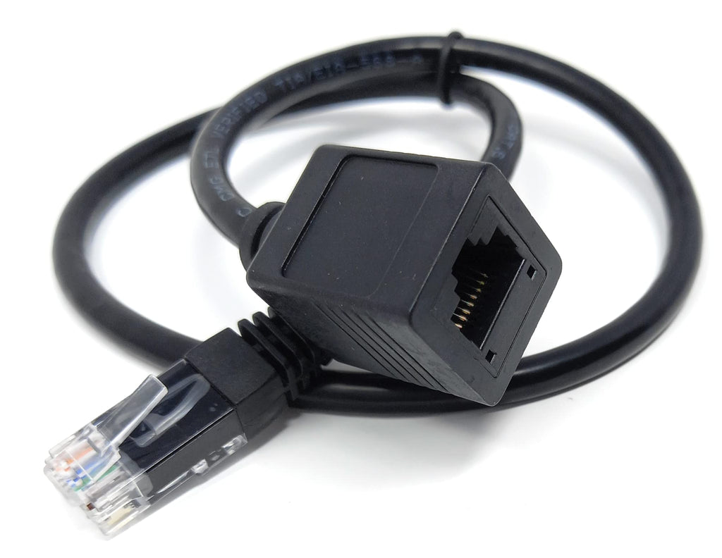 DRUT Cat6 Ethernet Extension Cable - RJ45 Male to Female Extender, Supports Cat8/Cat7/Cat6/Cat5e/Cat5 Standards, Gigabit LAN Network Patch Cord for PC, Switch, Router, Game Console