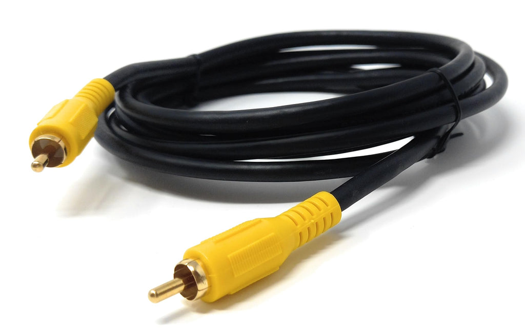 DRUT Single RCA to RCA Coaxial Phono Cable S/PDIF for Digital Audio, Home Theater, HDTV, Subwoofer, Hi-Fi Systems