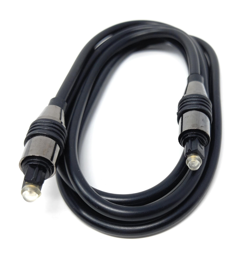 DRUT Digital Optical Audio Toslink Cable, Compatible with TV, Soundbar, Game Console, DVD Player, PC
