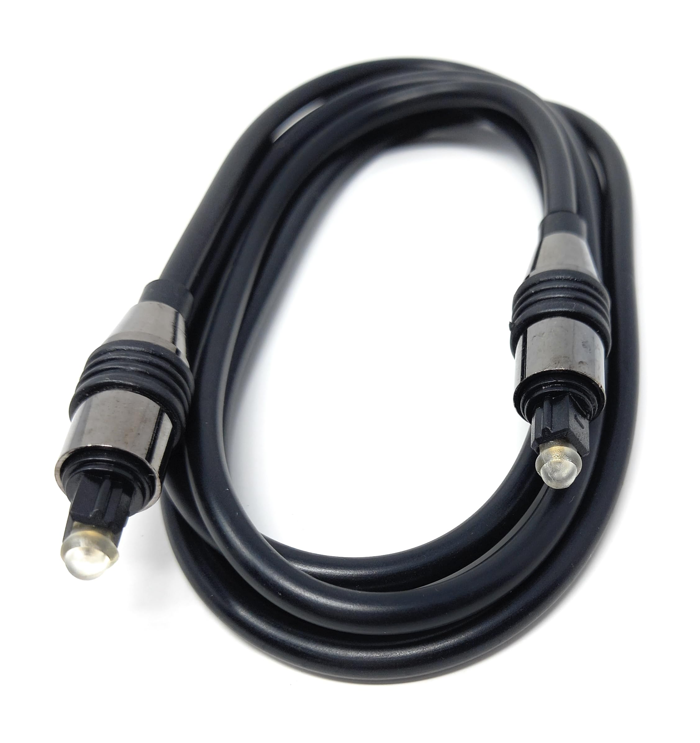 DRUT Digital Optical Audio Toslink Cable, Compatible with TV, Soundbar, Game Console, DVD Player, PC