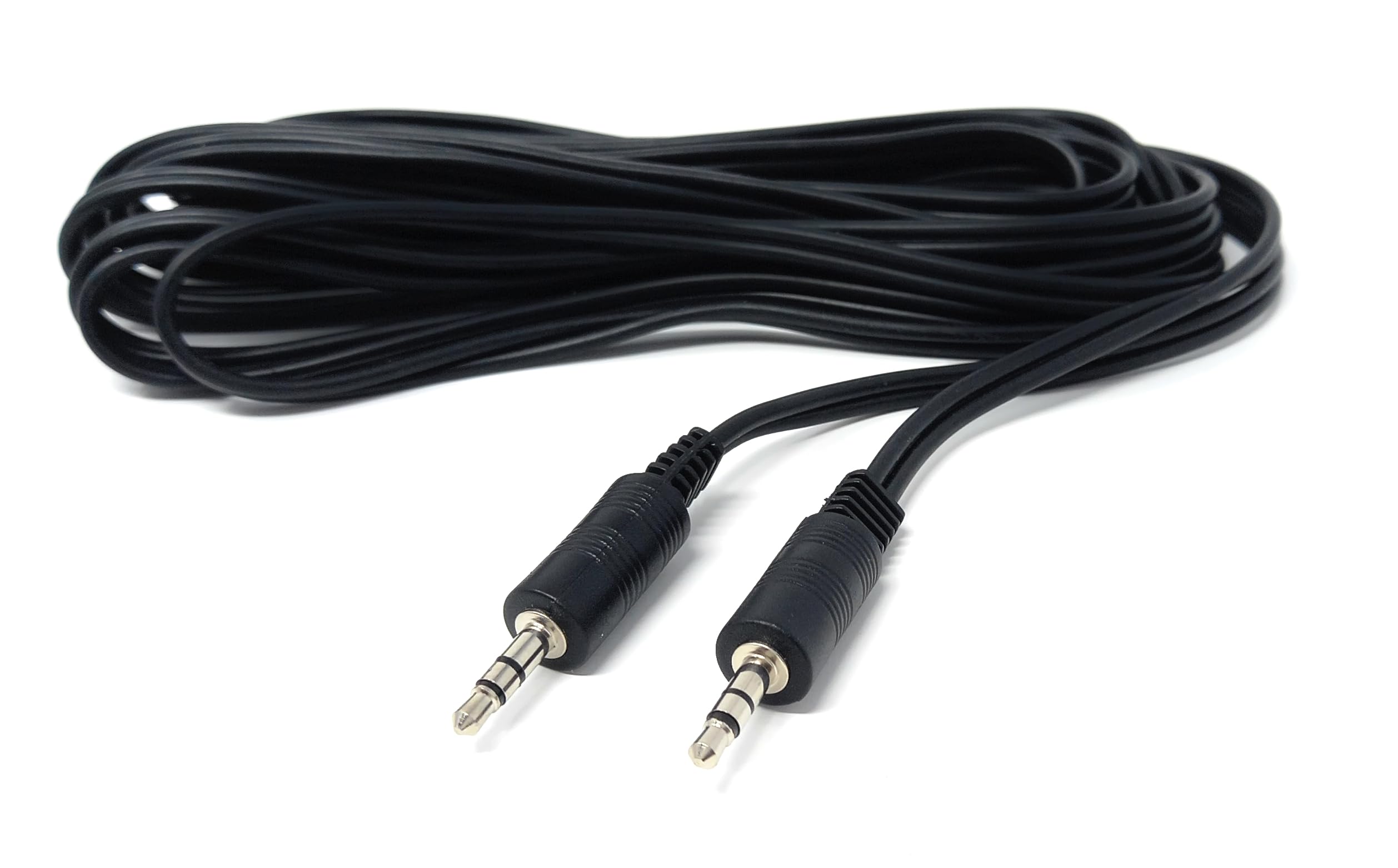 DRUT 3.5mm to 3.5mm Aux Cable Audio Lead Stereo Headphone Mini Jack Male to Male Auxiliary Cord Compatible with Car Audio, TV, PC, Tablet, Laptop, MP3, Speaker