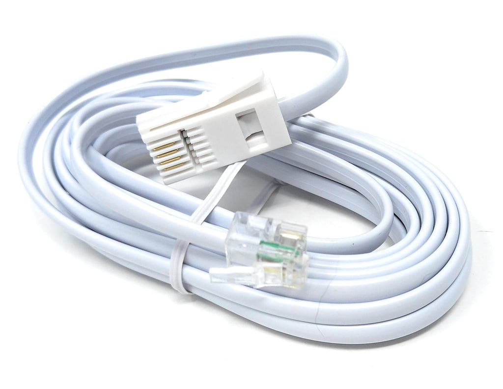 DRUT BT to RJ11 4 Wire (431A) Male to Male UK Telephone Modem Lead Cable
