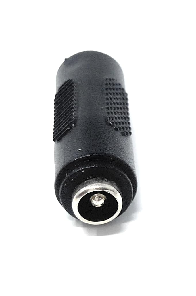 DRUT 5.5mm x 2.5mm DC Power Coupler Female to Female Gender Changer Cable Adapter Connector For CCTV Camera, LED Lights etc.