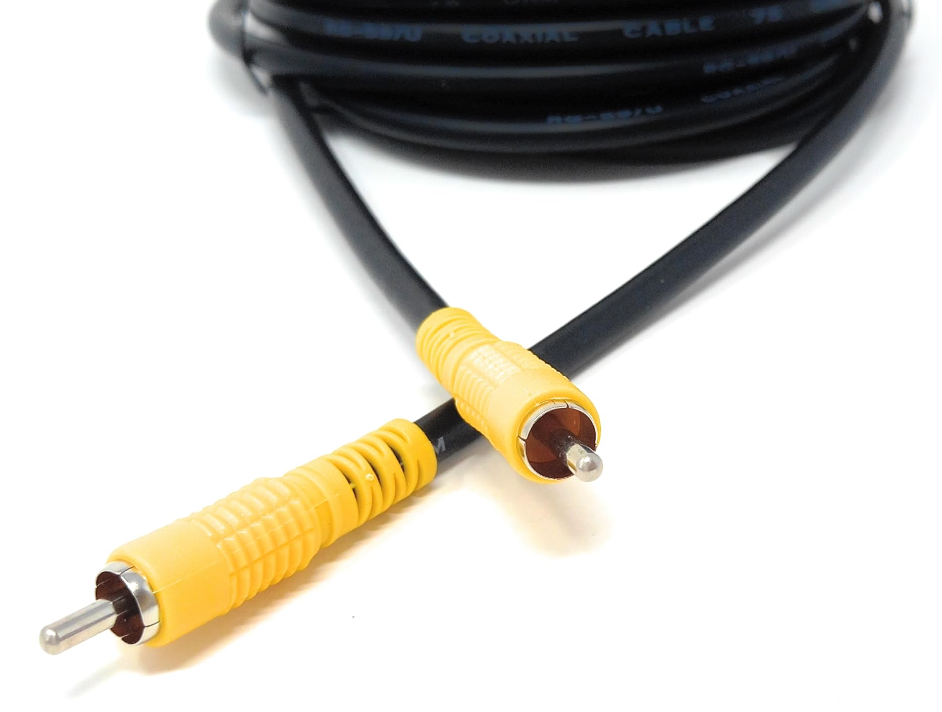 DRUT Single RCA to RCA Coaxial Phono Cable S/PDIF for Digital Audio, Home Theater, HDTV, Subwoofer, Hi-Fi Systems
