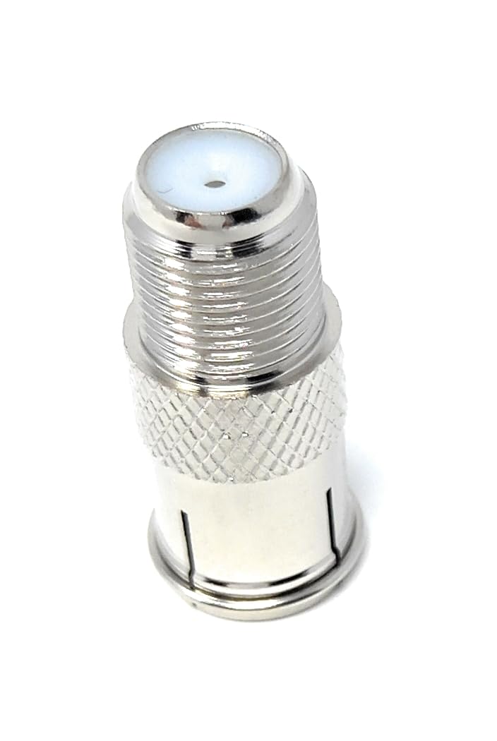 DRUT F Type Connector Socket to TV RF Socket Coax Aerial Antenna Female to Female Cable Adapter