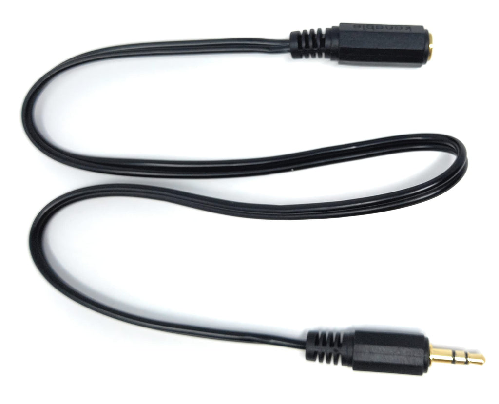 DRUT 3.5mm to 3.5mm Stereo Audio Extension Cable Lead Male to Female Gold Connectors