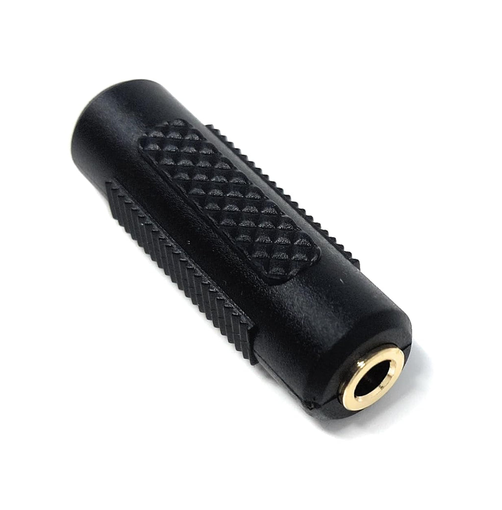 DRUT 3.5mm Jack to Jack 1/8 Inch Female to Female Coupler, Stereo Adapter Joiner, Cable Gender Changer