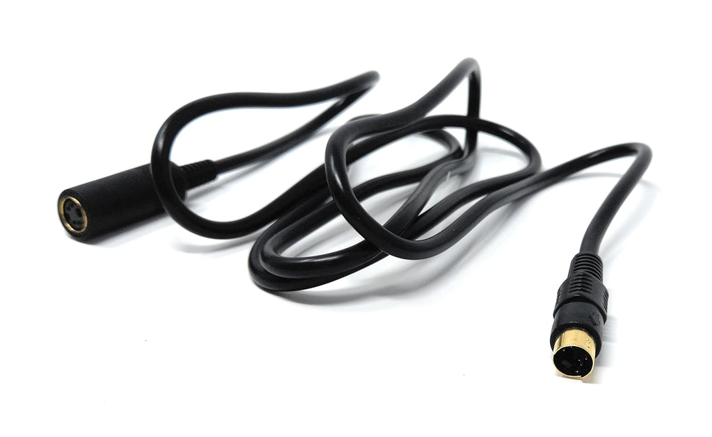 DRUT S-Video Extension Cable, 4 Pin Mini Din (Male to Female) Lead Cord
