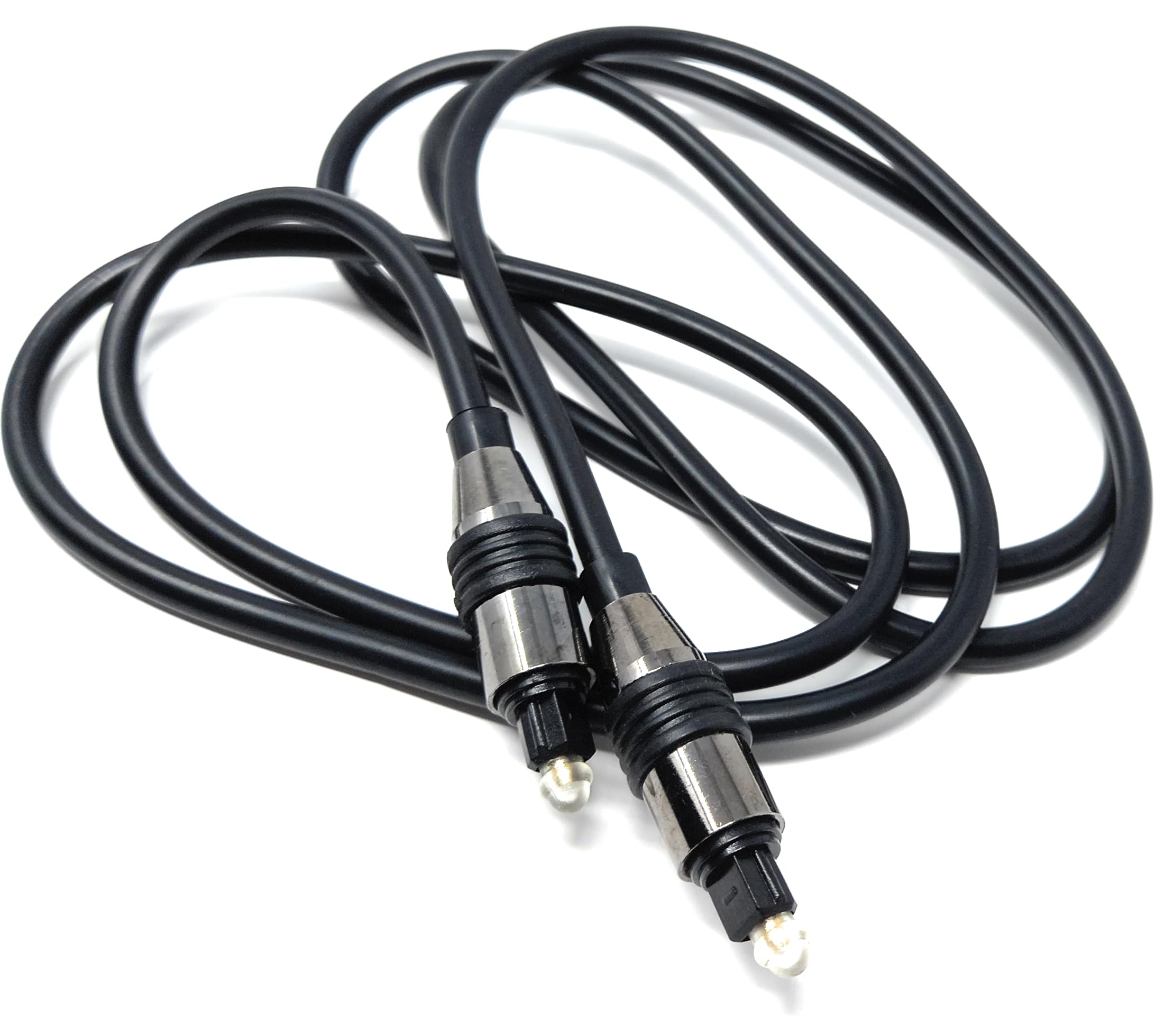 DRUT Digital Optical Audio Toslink Cable, Compatible with TV, Soundbar, Game Console, DVD Player, PC