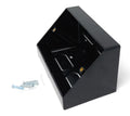 Double 2-Gang Surface Mount Pattress Electrical Back Box – 45° Angled for Faceplates, Workbench Applications (146mm x 85mm)