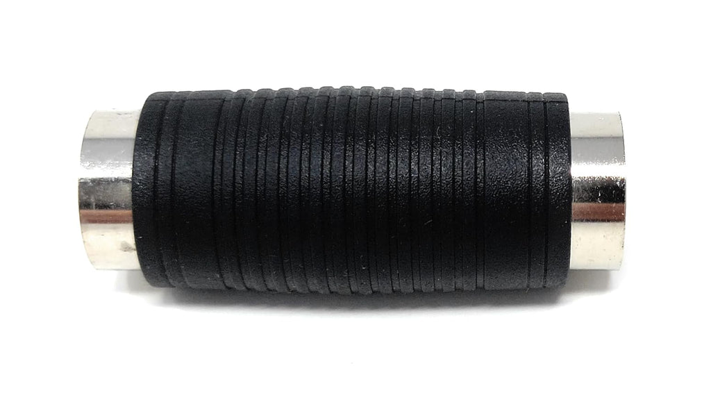 DRUT MIDI 5-Pin DIN Female to Female Coupler, MIDI Cable Joiner Adapter for Extending MIDI Connections, Gender Changer