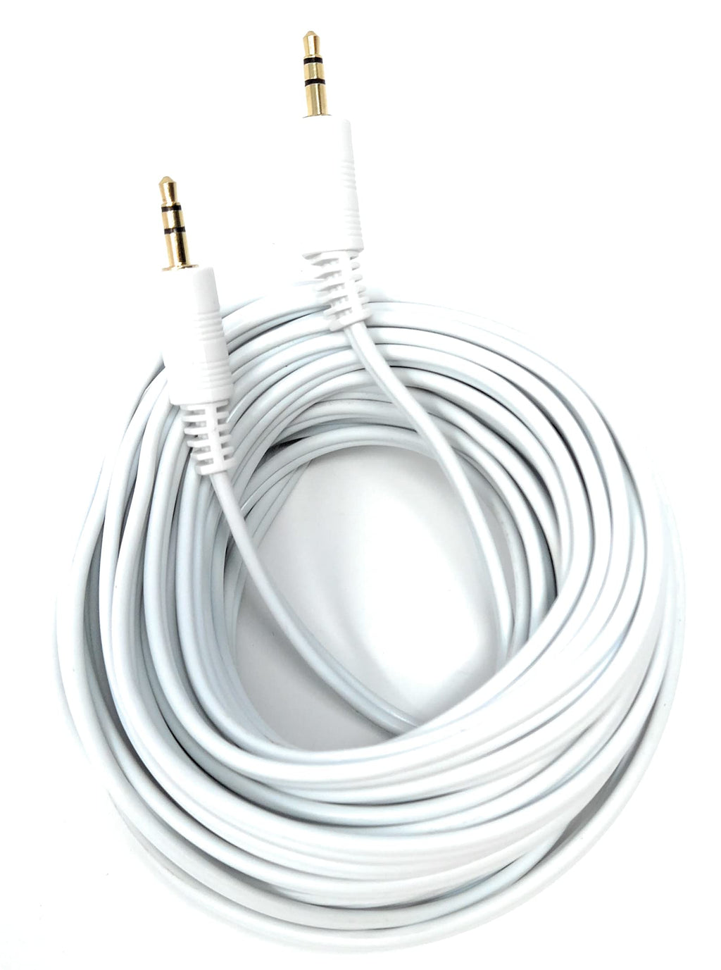 DRUT 3.5mm to 3.5mm Stereo Audio AUX Cable Gold Connectors, Small 3 pin Jack to Jack Speaker Lead