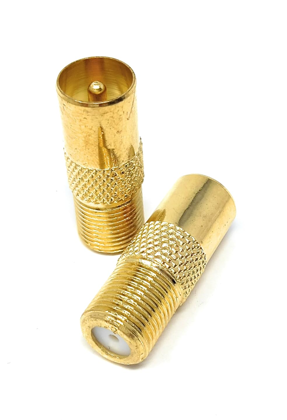 DRUT F Type Screw Female Socket to TV RF Male Coax Aerial Antenna Cable Adapter