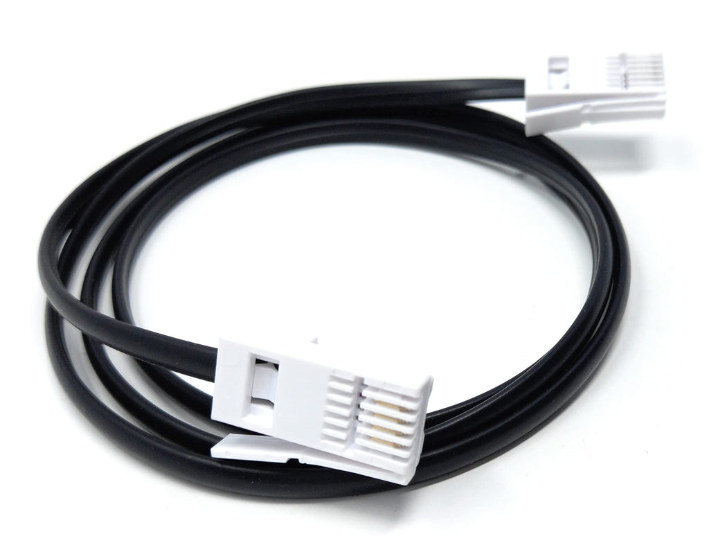 DRUT BT to BT 4 Wire 431A Male to Male Plug Telephone Flat Cable Lead