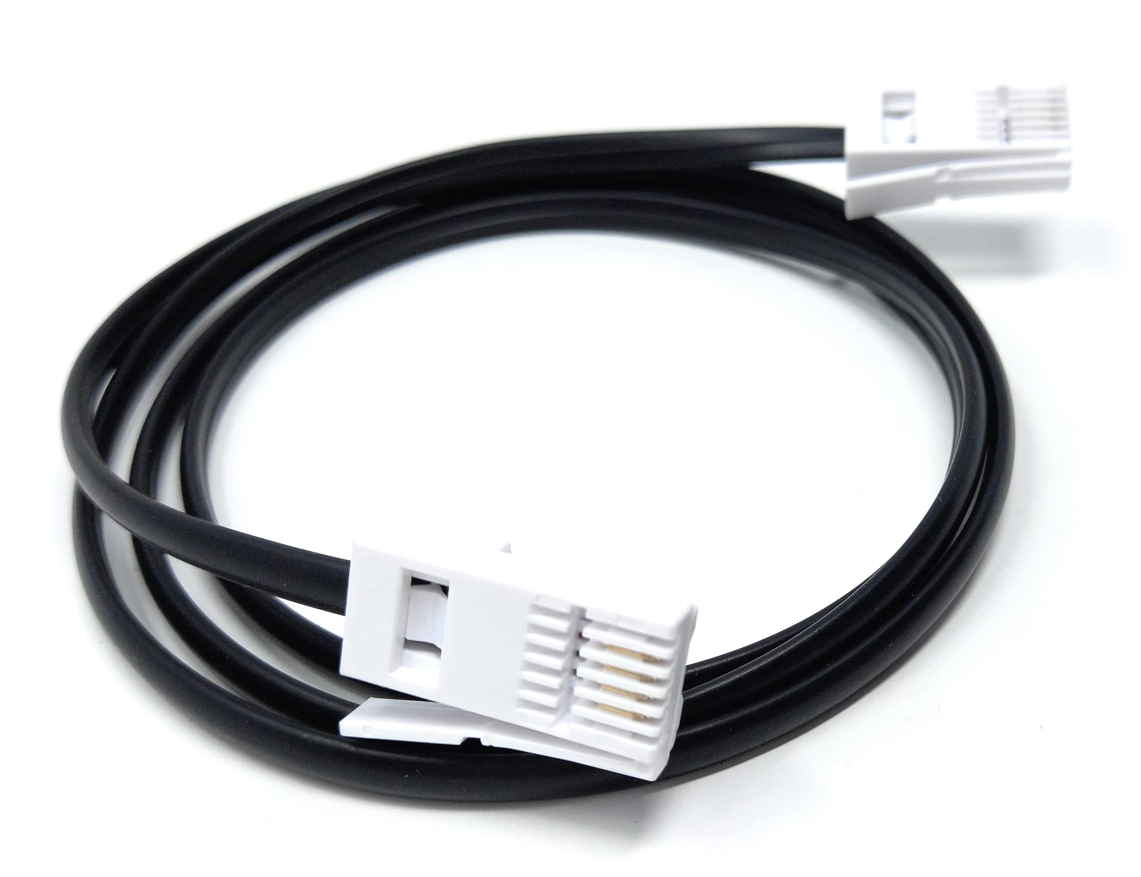 DRUT BT to BT 4 Wire 431A Male to Male Plug Telephone Flat Cable Lead