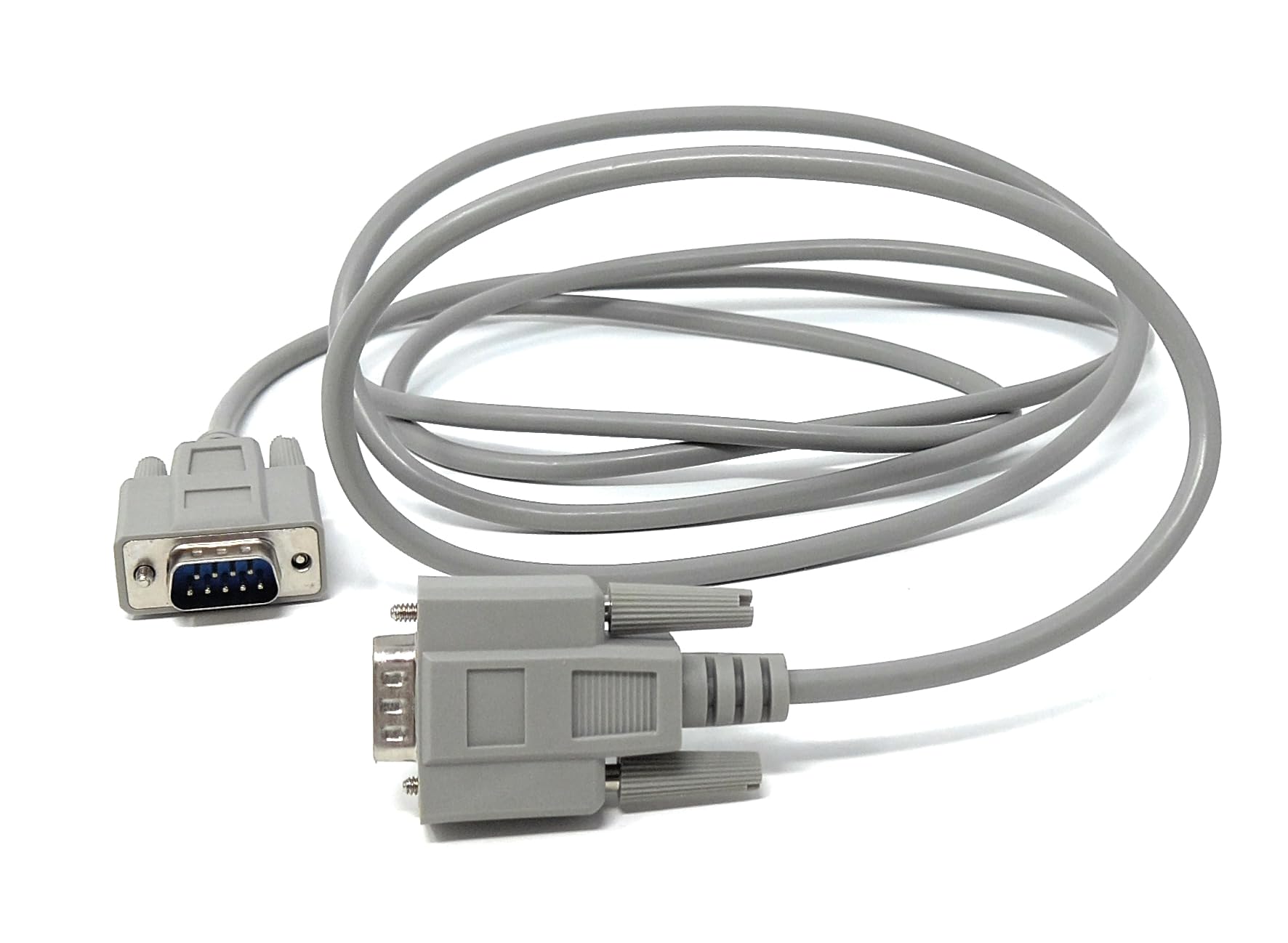 DRUT Serial 9-Pin Male to Male Cable (DB9 to DB9) – RS-232 Lead for Computer, Monitor, EGA & Serial Connectivity (VGA 9pin)